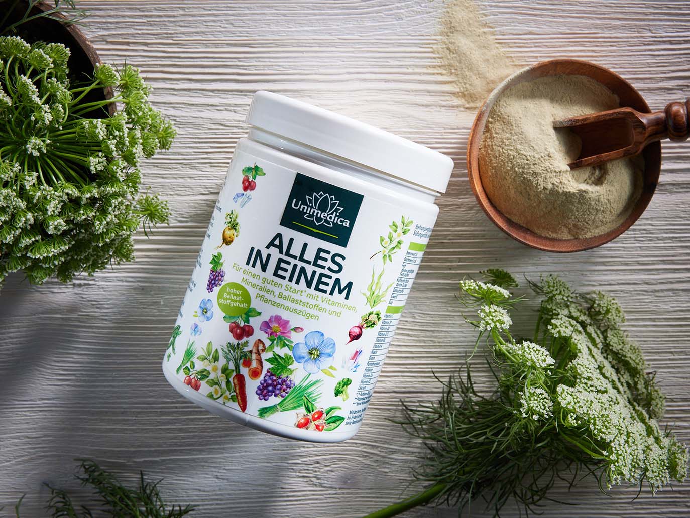 ALL-IN-ONE Banana* - All-in-One Drink - Basic Nutrient Complex - 30 portions - powder - 840 g - by Unimedica